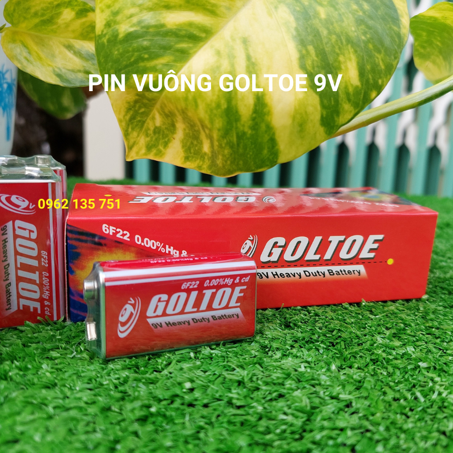 Pin Vuông 9V Goltoe, Camelion, Maxell chính hãng
