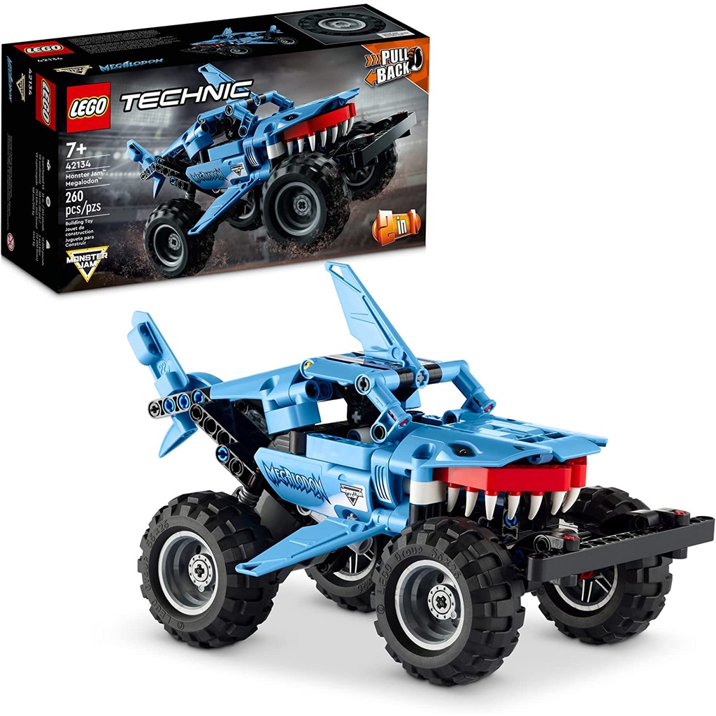 Lego technic - xe địa hình monster jam - 42134 - đồ chơi lắp ráp lego monster truck cho trẻ em, tuổi 7+