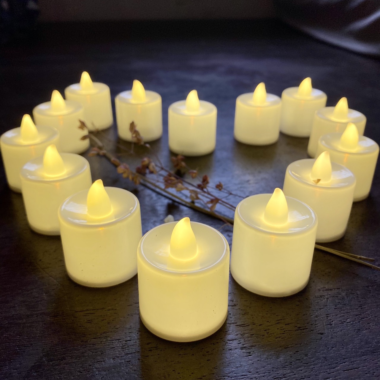 [HCM](Kèm Pin) 1 Cây Đèn Led Nến Điện Tử Mini Dùng Trang Trí Trung Thu Tết Cưới Hỏi Sinh Nhật Thờ Cúng