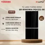 Tủ lạnh Thông Minh Toshiba Inverter 515 lít GR-RF665WIA-PGV(22)-XK - Quản Lý Thực Phẩm, Giám Sát Độ Tươi Mọi Lúc