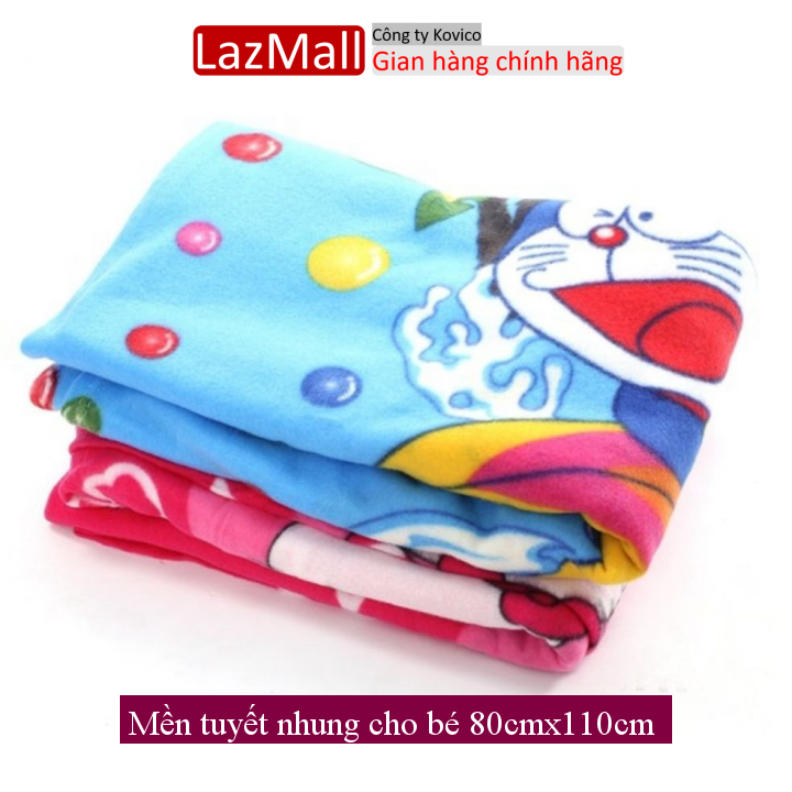 Mền tuyết nhung cho bé 80cmx110cm