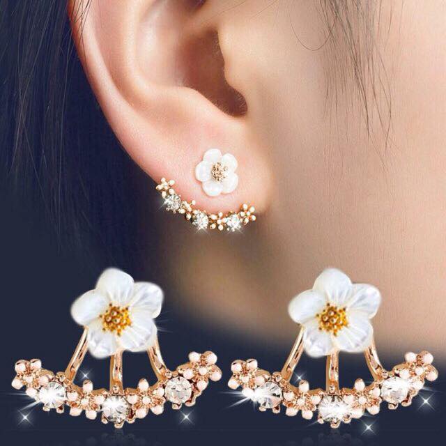 [ KÈM VIDEO + ẢNH THẬT ] MẪU BÁN CHẠY Bông tai hoa cúc nhỏ xinh mạ vàng 18K