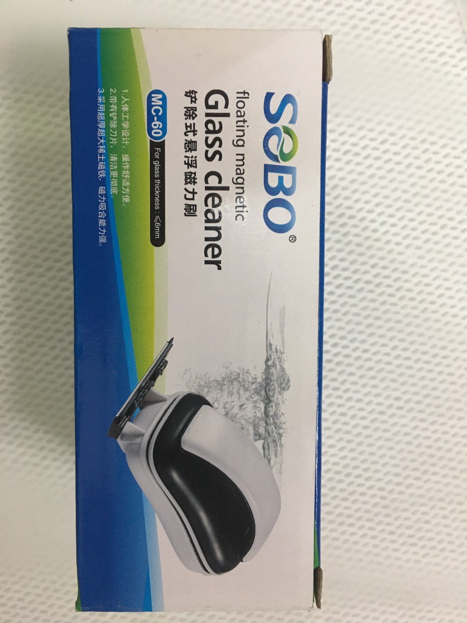 Nam châm lau kính sobo mc-60 cho hồ cá cảnh