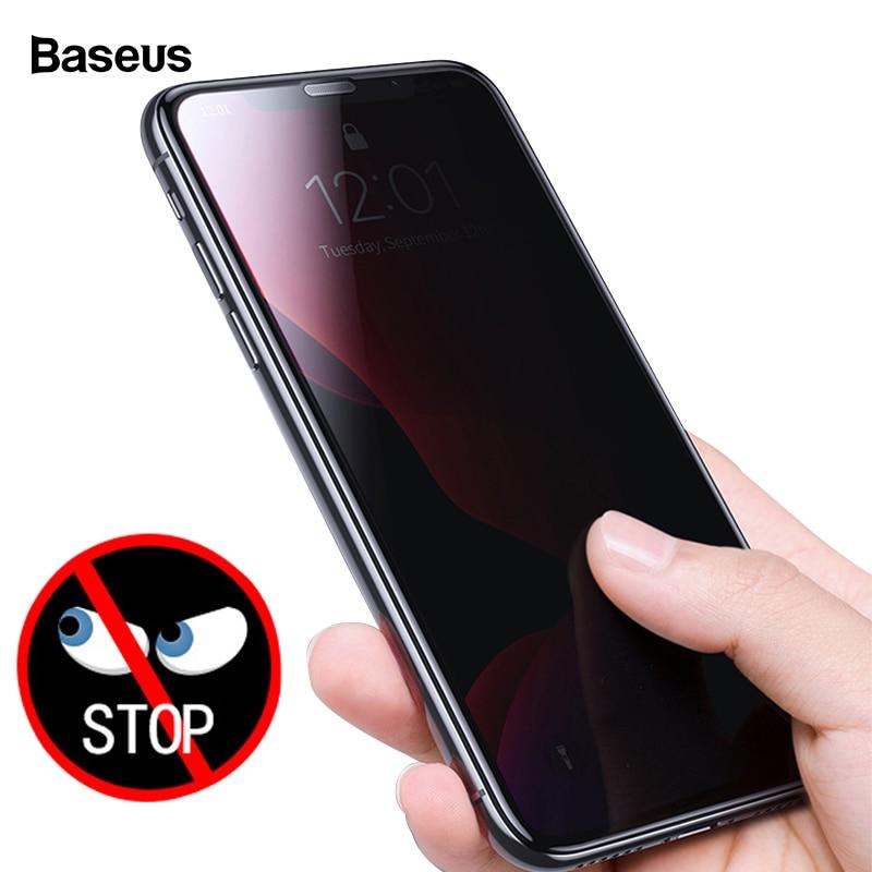 Miếng dán kính cường lực chống nhìn trộm hiệu baseus cho iphone 11 pro max, kính cường lực iphone 11 pro max