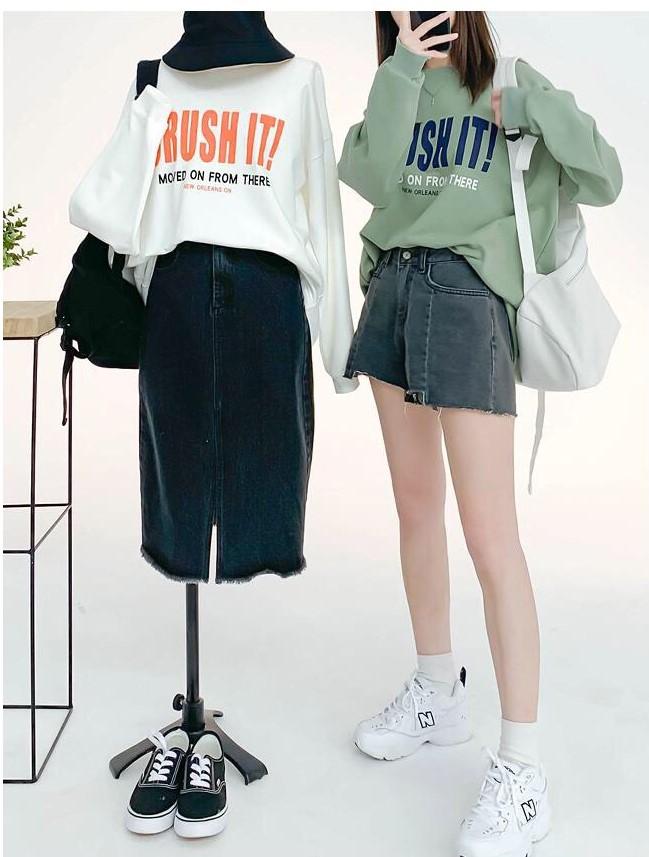 ÁO THUN NỮ FORM RỘNG TAY DÀI CRUSH IT PHONG CÁCH HÀN QUỐC PTN FASHION