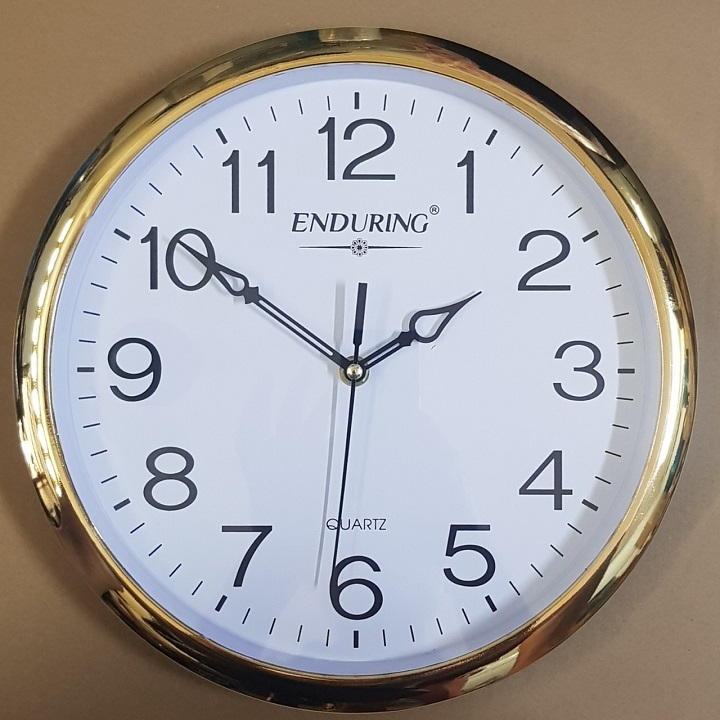 Đồng hồ treo tường tròn kim trôi 30cm enduring