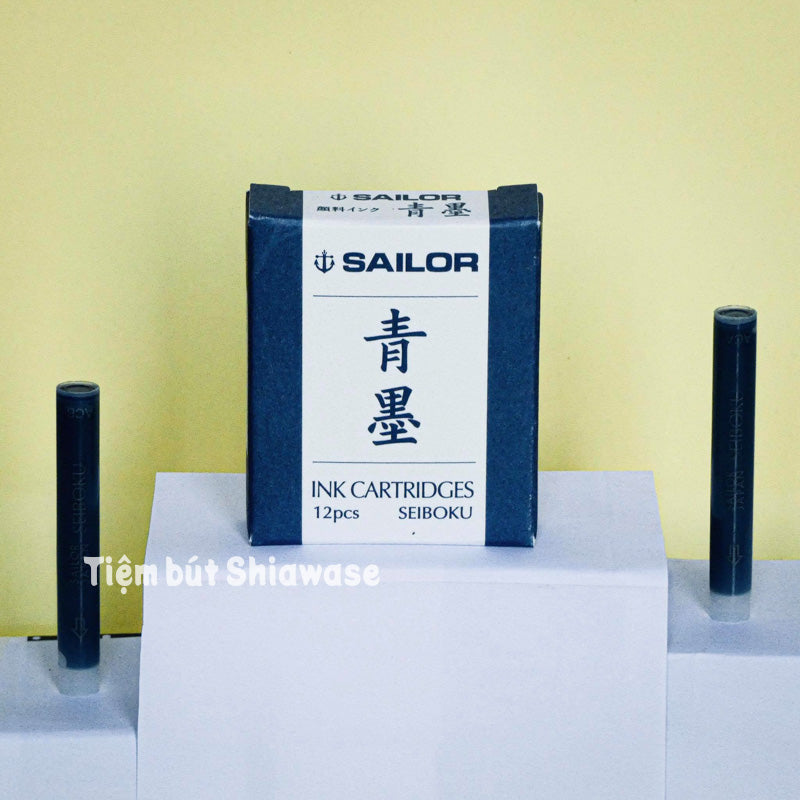 Hộp 12 ống mực bút máy sailor pigment ink