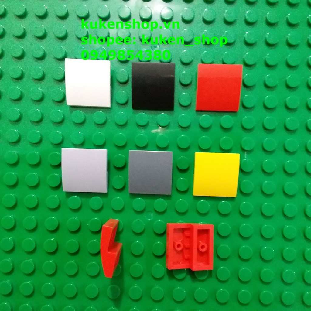 Combo 5 gạch bo góc 2x2 no.334 - phụ kiện đồ chơi lắp ráp brick