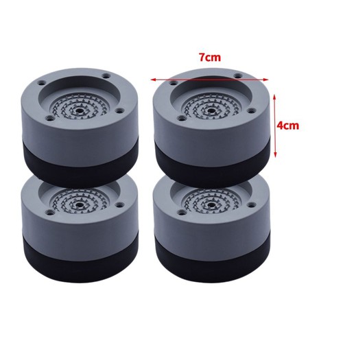 Sét 4 cái đế kê chân máy giặt chống rung silicon cao cấp - bộ 4 đế chống rung máy giặt - dụng cụ bảo vệ máy giặt tiện lợi