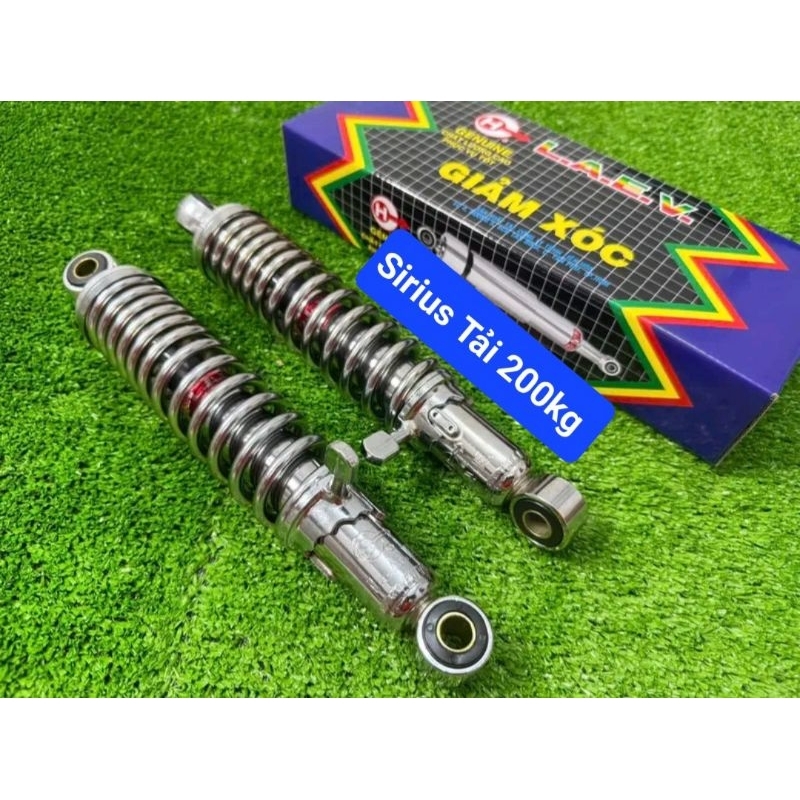 Phuộc sau Sirius Jupiter Taurus tải 200kg hiệu LAE (1 cặp) 27cm