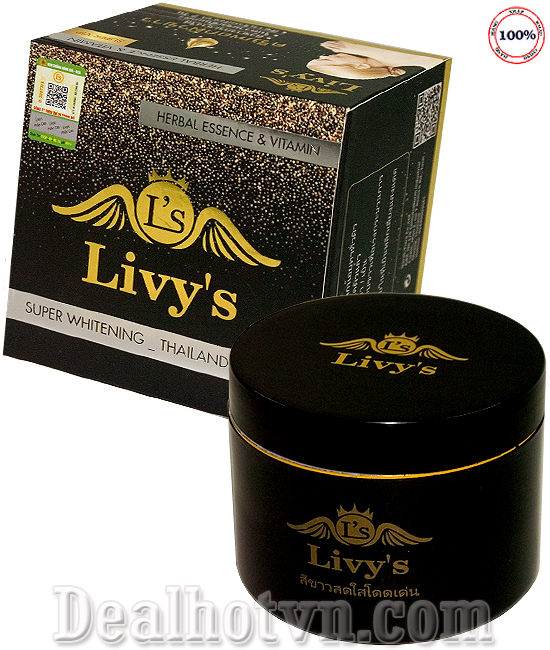 [Hoàn Tiền 10%] [HCM]KEM BODY DƯỠNG TRẮNG DA LIVY ĐEN