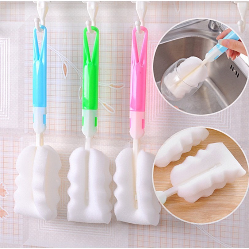 Dụng cụ rửa ly tách và bình nước bọt biển tháo ráp