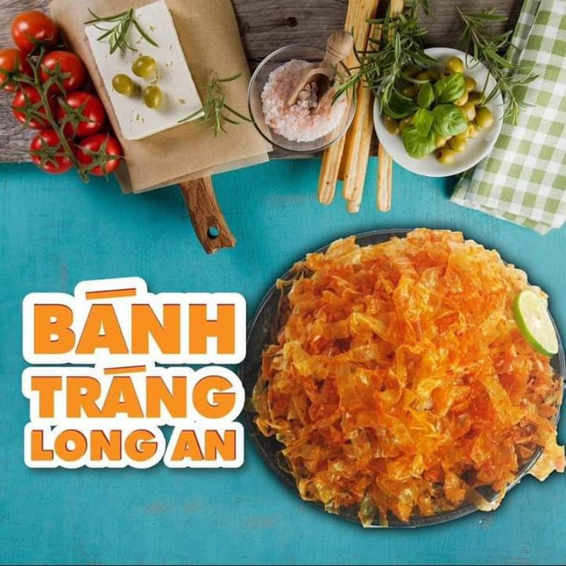 Bánh tráng sate cay cầu đúc long an 150g/500g thơm ngon, hấp dẫn