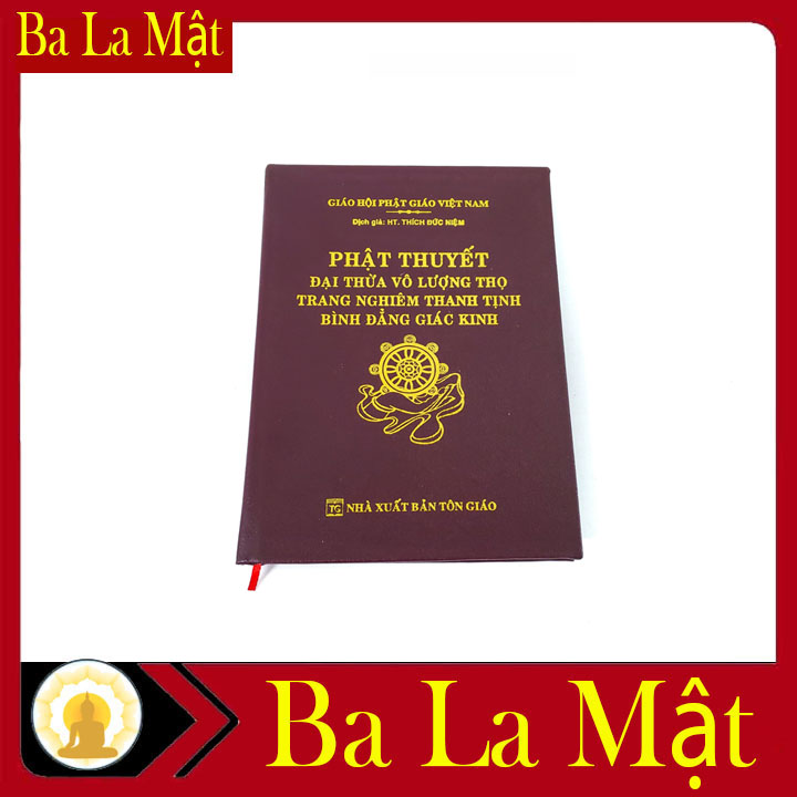 Kinh Vô Lượng Thọ Trọn Bộ Bìa Da ( BA LA MẬT SHOP )