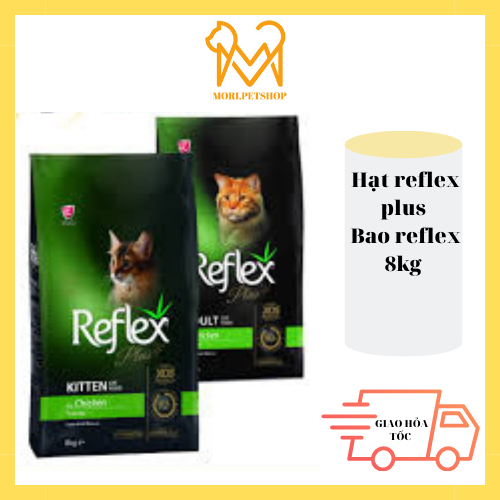 Reflex 8kg - Hạt Reflex Plus Chicken Kitten-Adult vị gà cho mèo