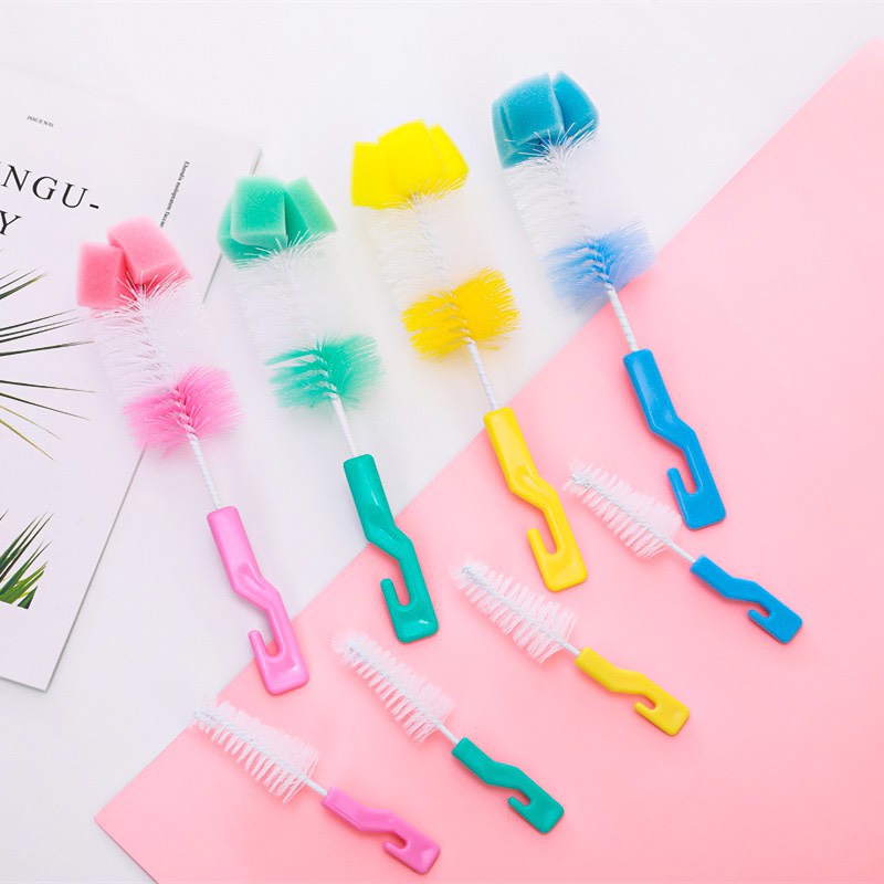 Cọ rửa bình sữa và núm ti 2 chi tiết