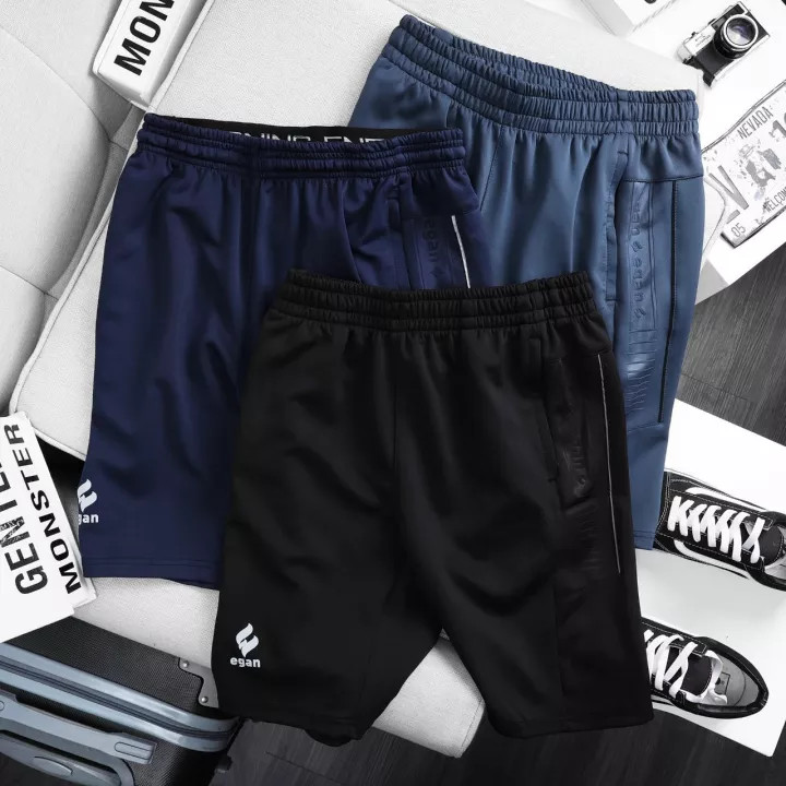 Quần short thun egan 03 co giãn 4 chiều chống nhăn phù hợp luyện tập thể thao đi chơi dạo phố
