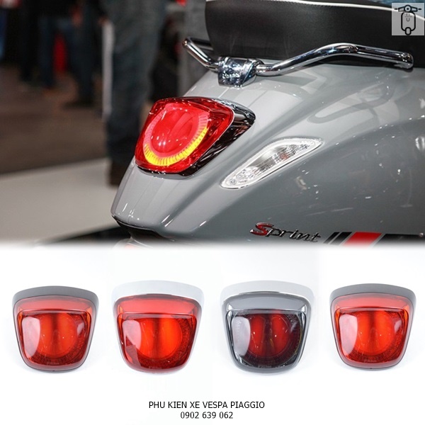 Bộ đèn pha hậu oem cho các dòng xe máy vespa sprint primavera