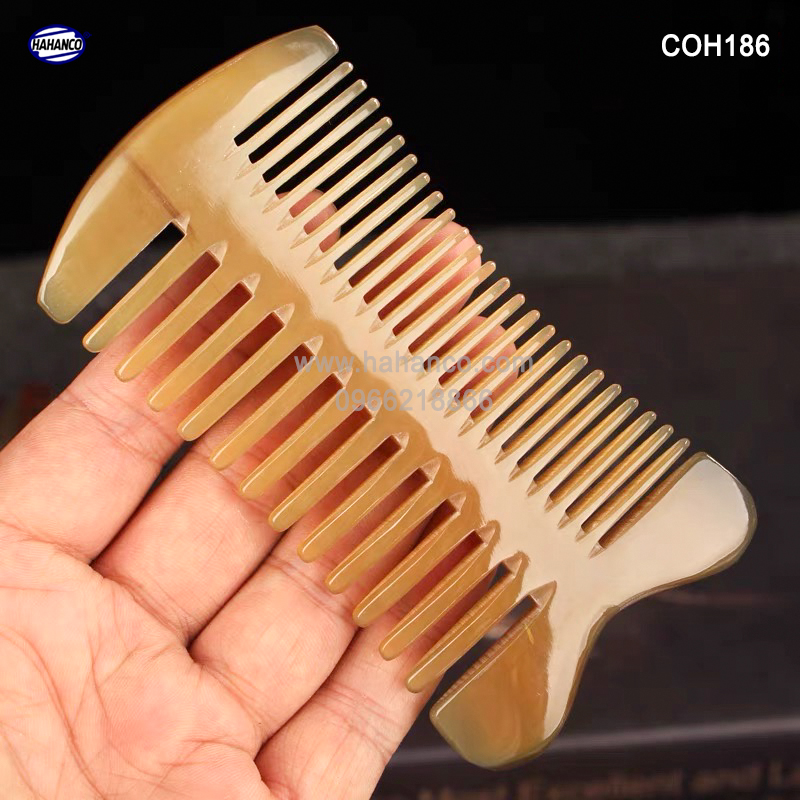 Lược sừng xuất khẩu chất lượng cao - Lược sừng đa năng - răng thưa và mau - HAHANCO