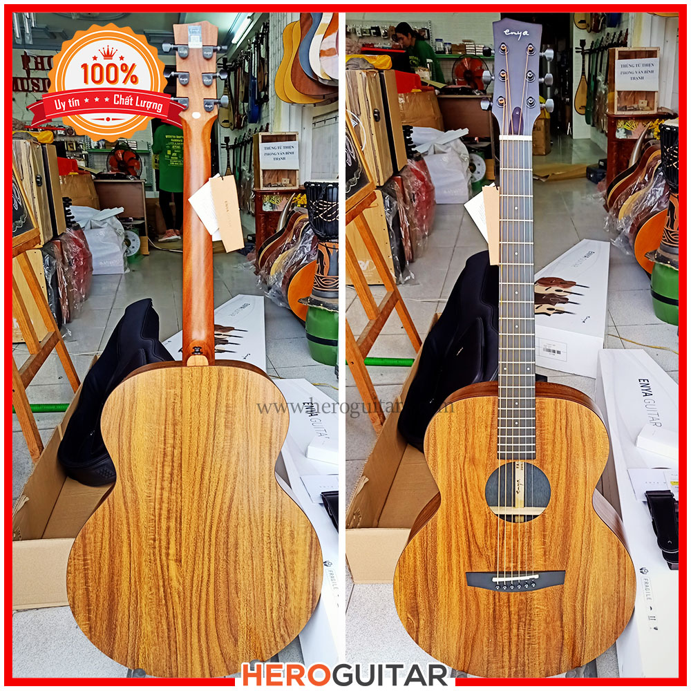 Guitar Acoustic Enya X1 Full box, full phụ kiện chính hãng Enya - Phân phối chính hãng bởi Hero Guitar