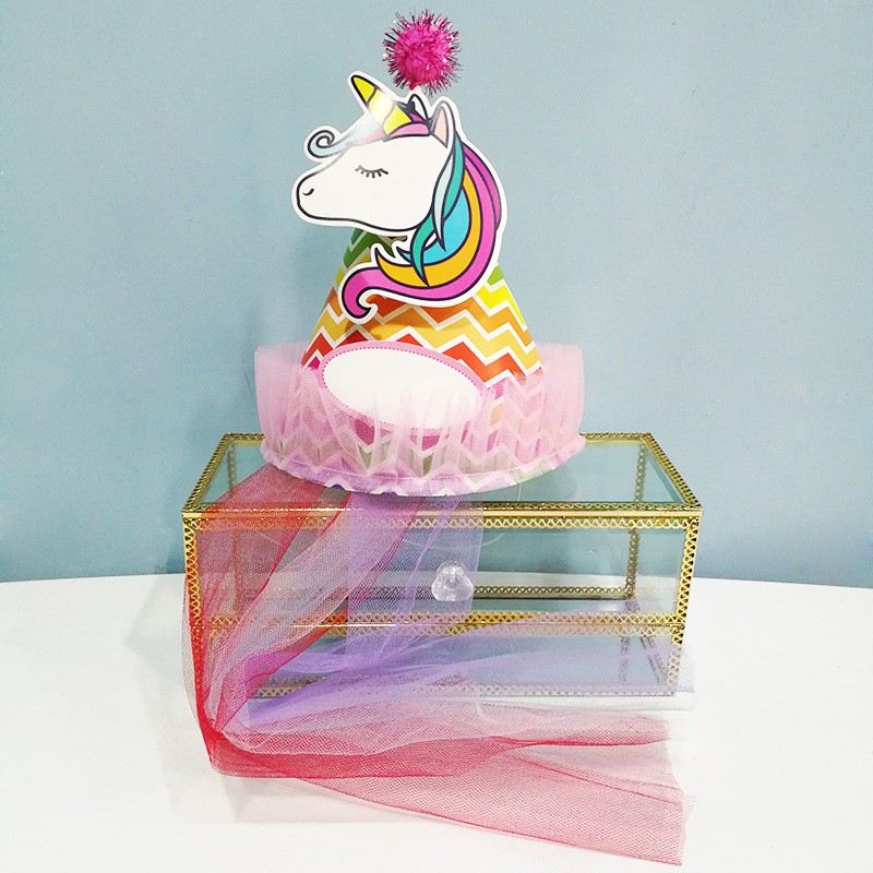 Nón Sinh Nhật Unicorn xinh xắn đáng yêu cho bé - whitestore.vn