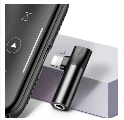 Baseus l43 - jack chia lightning ra 3.5mm kèm cổng sạc