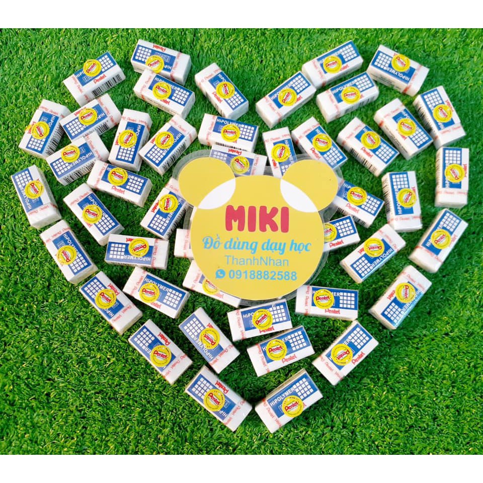 Gôm pentel nhỏ loại tốt ( 1 set / 10c ) _ COMBO 2 SET