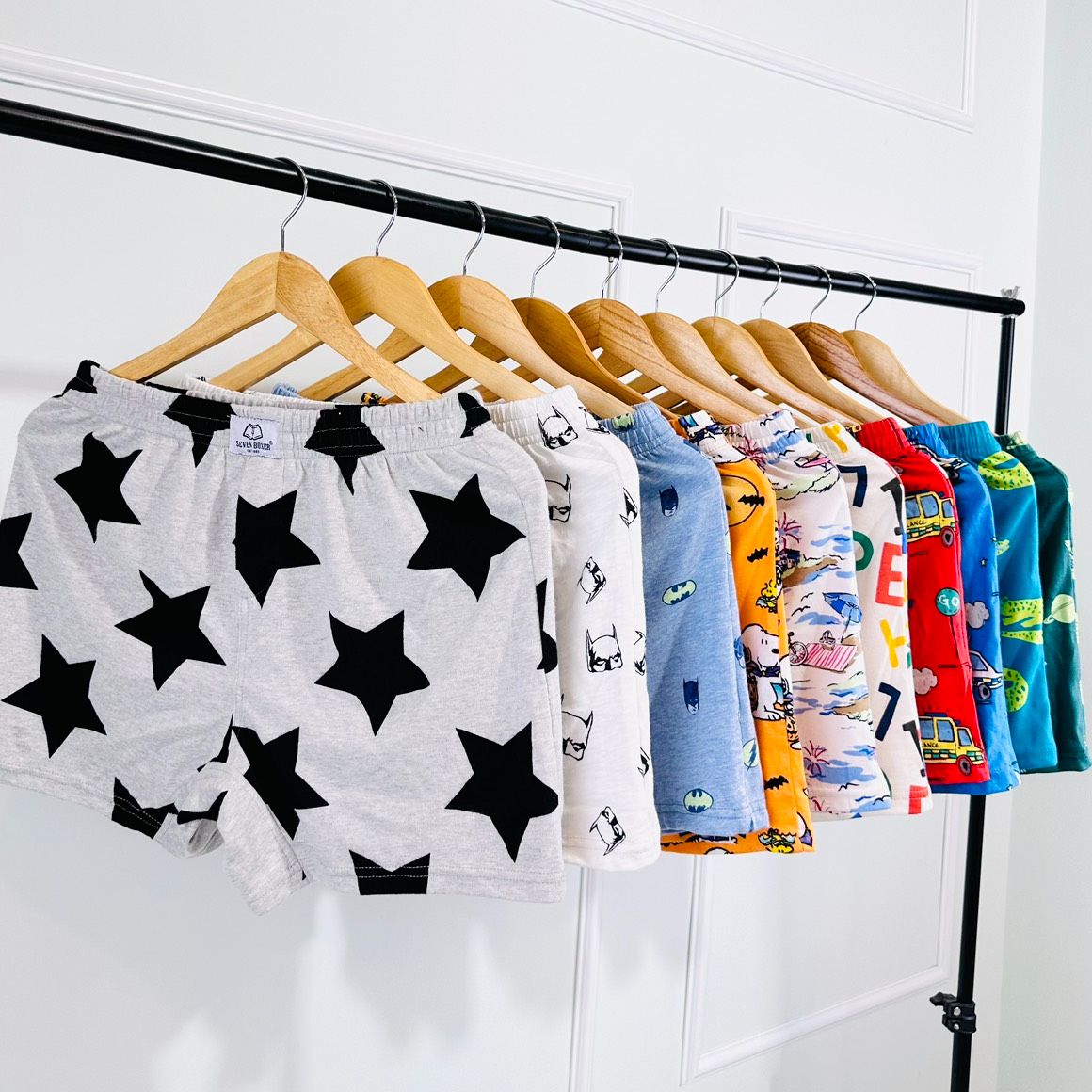 Combo quần đùi nam họa tiết