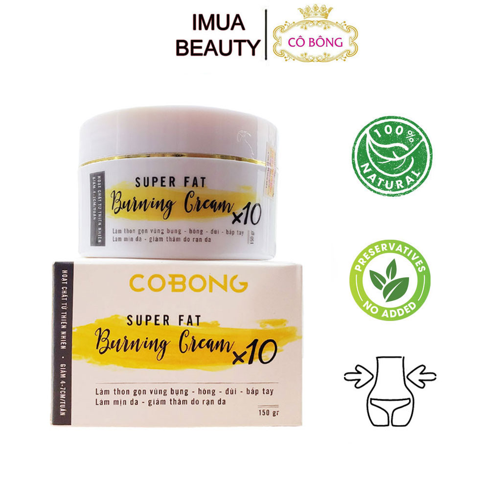 [HCM]Kem tan mỡ Cô Bông x10 đánh tan mỡ bụng chăm sóc mẹ sau sinh