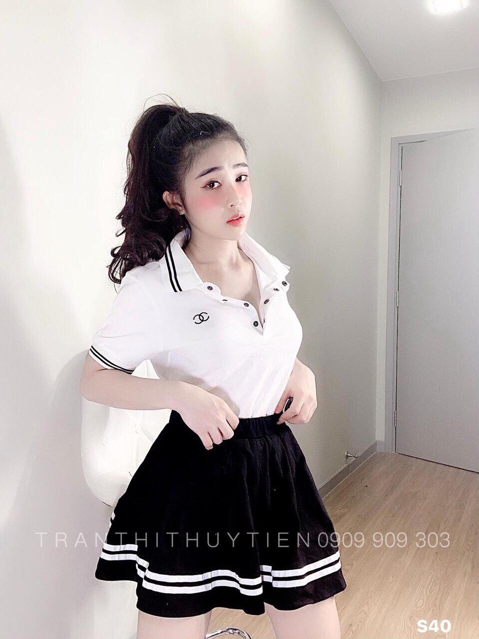 Set áo và váy siêu cưng