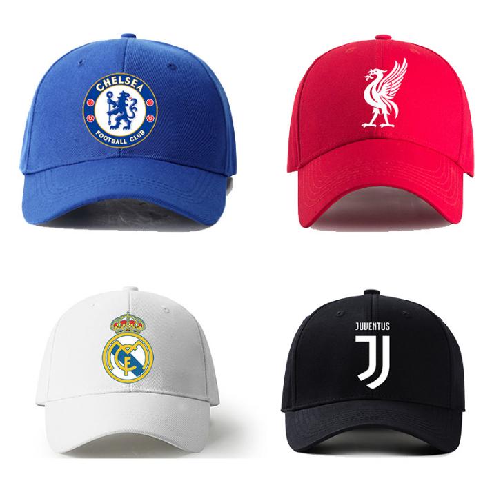 Nón logo các câu lạc bộ bóng đá Arsenal Liverpool MU Chelsea Real Barca - LiDO Sports
