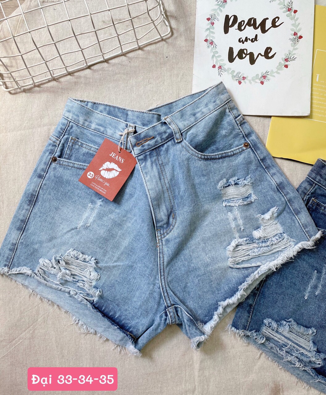 Quần short jean nữ hàng vnk xịn sò size đại-jt79