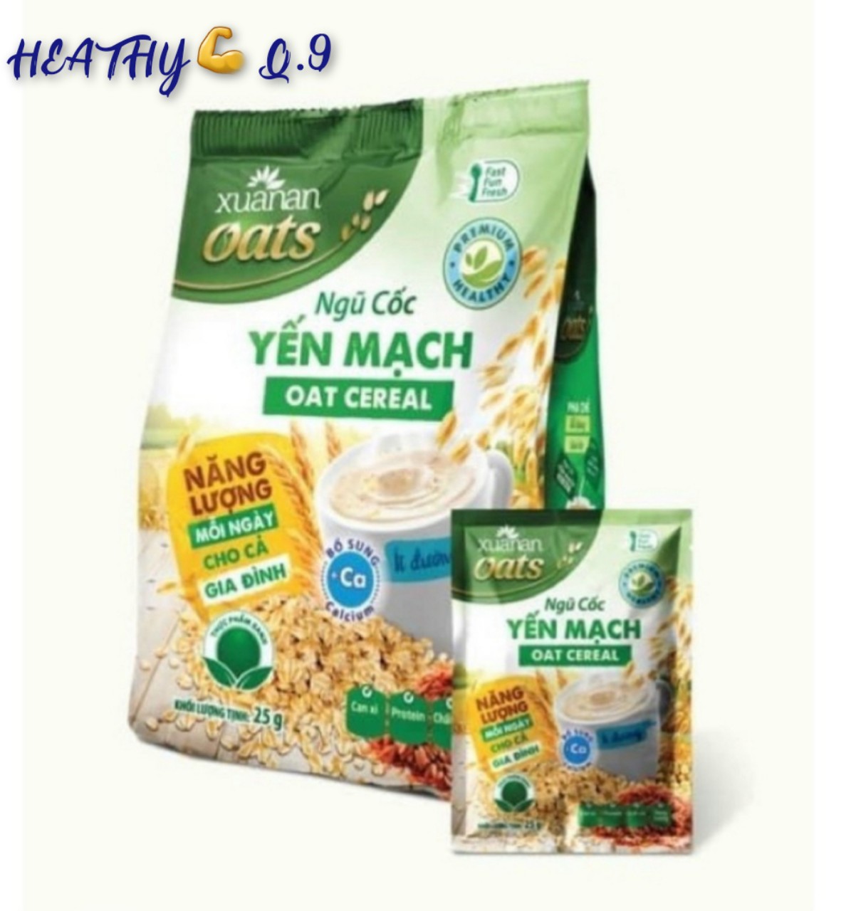 Bột ngũ cốc yến mạch xuân an 400g / 25gr *16g