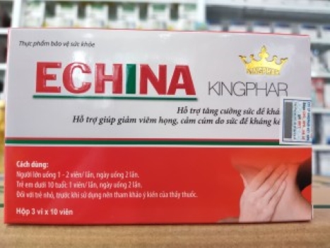 Tăng cường miễn dịch echina kingphar 30 viên