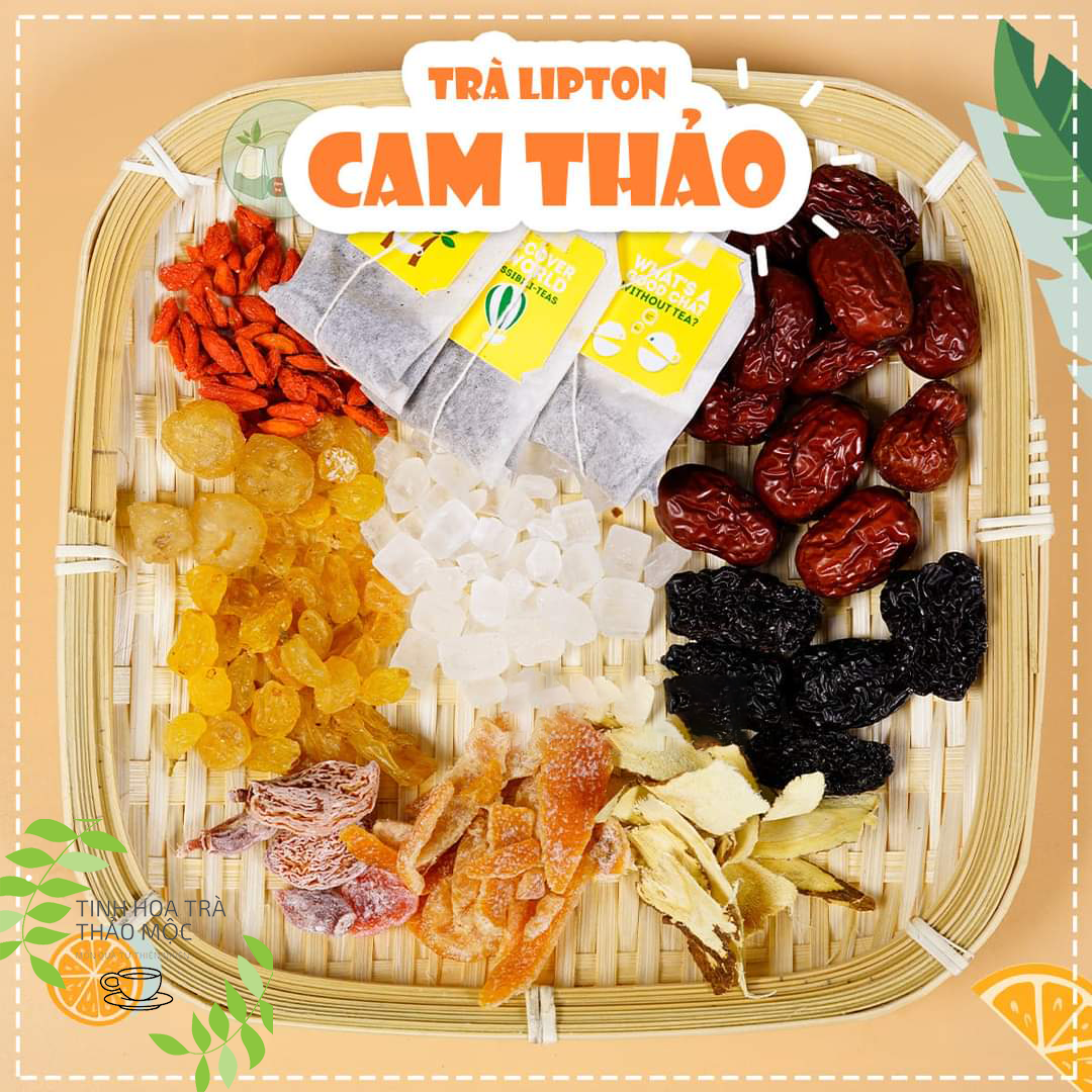 [HCM]( CÓ VIDEO ) COMBO 15 TRÀ LIPTON CAM THẢO 11 VỊ - PHIÊN BẢN MỚI