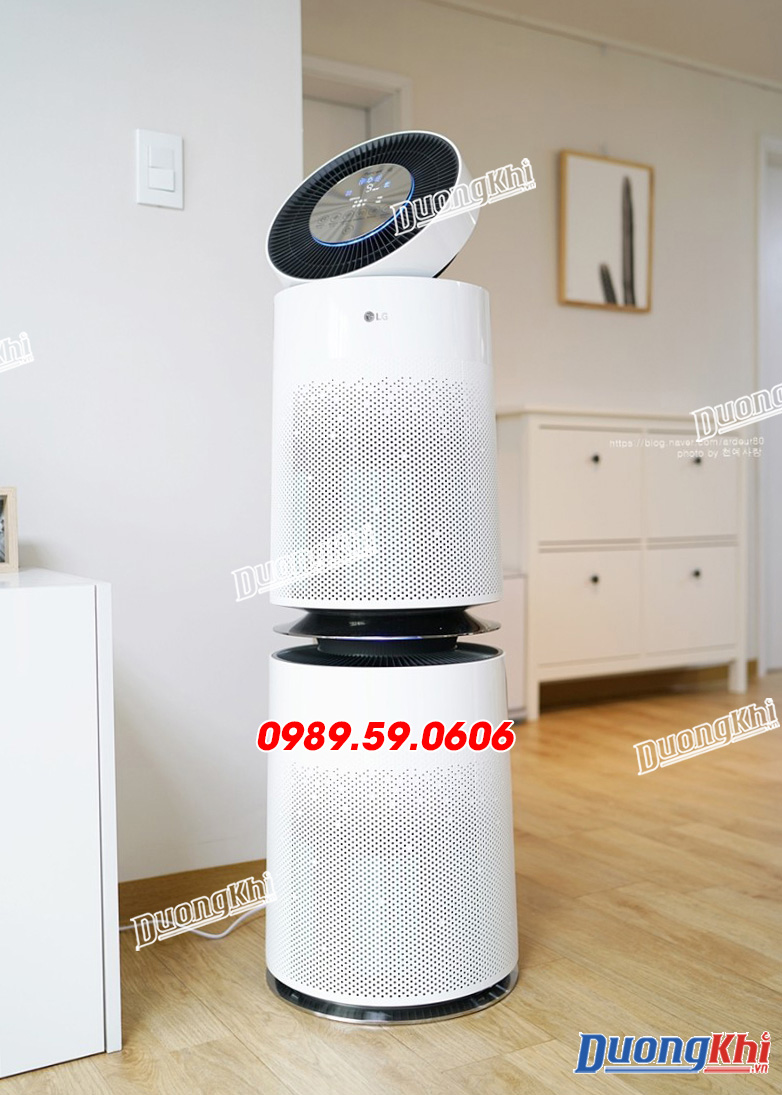 Máy lọc không khí lg puricare safeplus 2 tầng as95gdwv0 - chính hãng