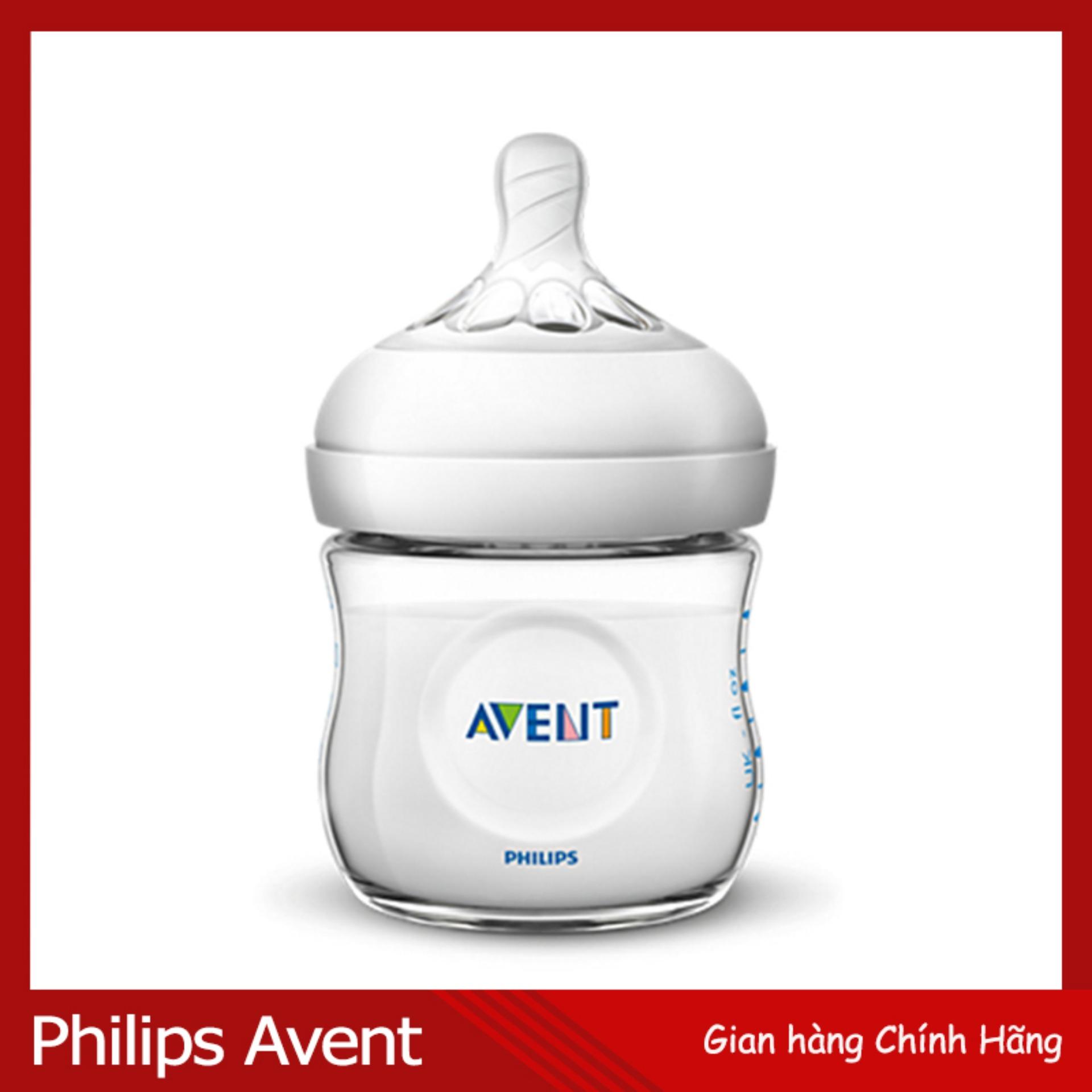 Bình Sữa Philips Avent Natural 125ml FreeBPA Chống Sặc Đầy Hơi Non Trớ Mô Phỏng Ty Mẹ (Hãng Phân Phối Chính Thức)