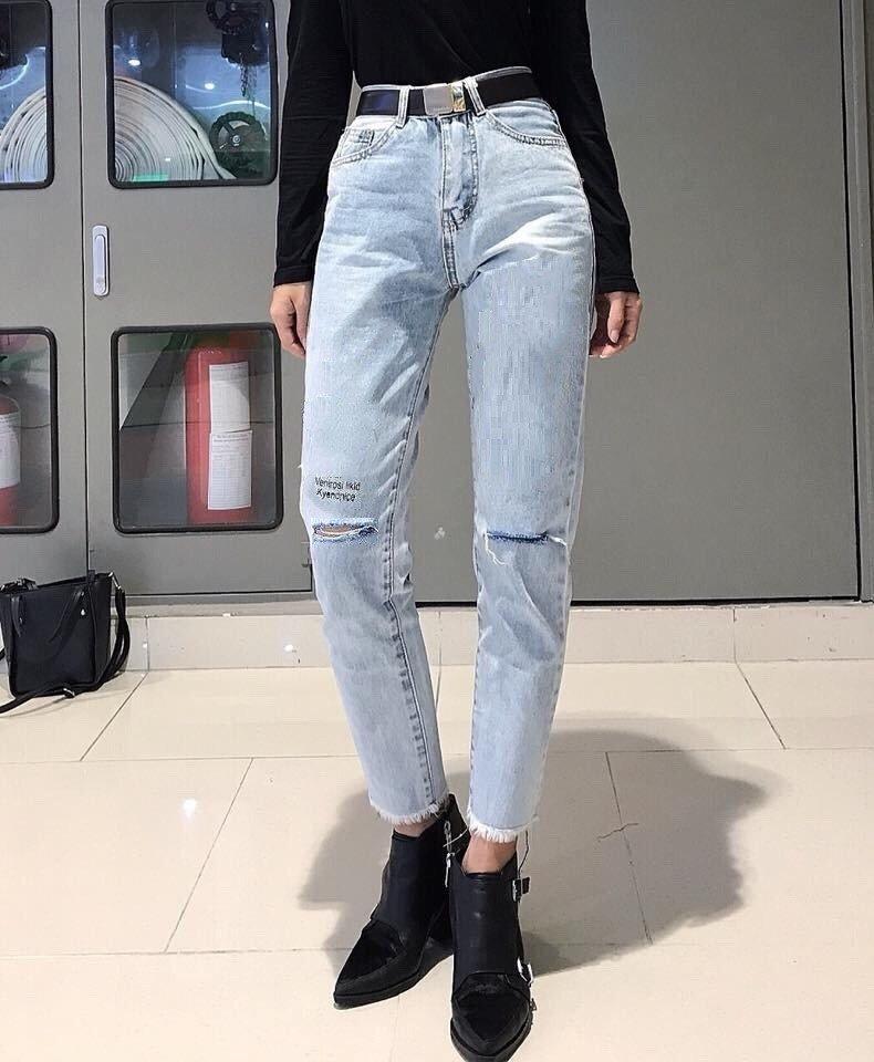 Quần Jean Nữ TN BAGGY 92 IN NGANG Thời Trang Nữ Tính - Hàng Chuẩn Hình