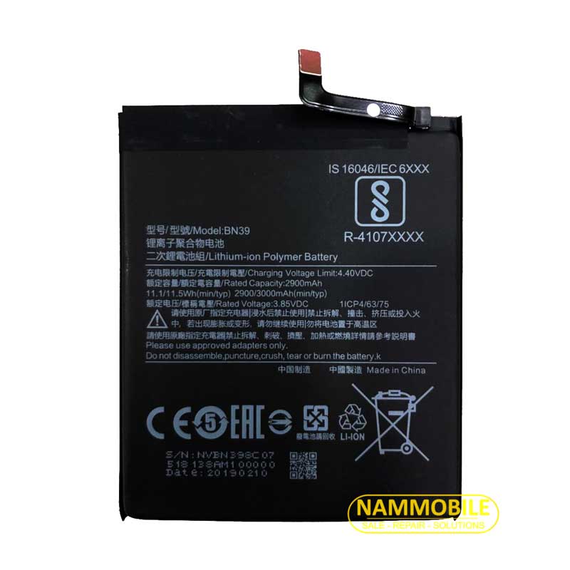 Pin xiaomi mi play bn39 3000mah zin chính hãng