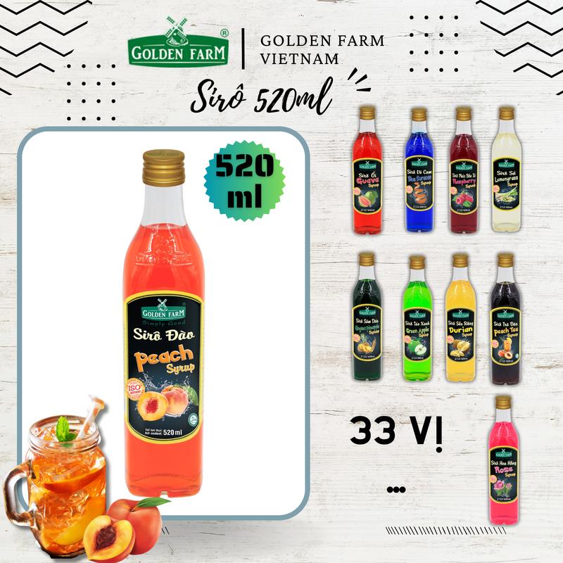 Siro Golden Farm chai 520ml