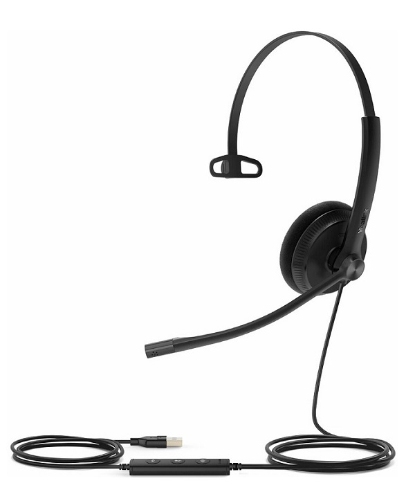 Tai nghe có dây USB Yealink UH34 Lite Mono Teams kèm micro - Hàng chính hãng
