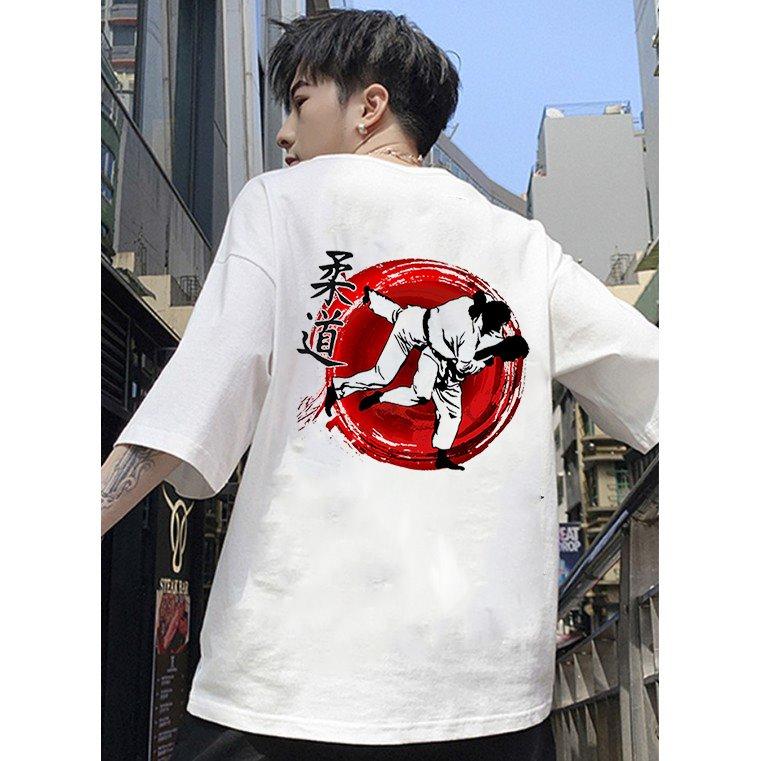Áo phông tay lỡ unisex Taekwondo phong cách Nhật Bảnđẹp vải dày 20T2463