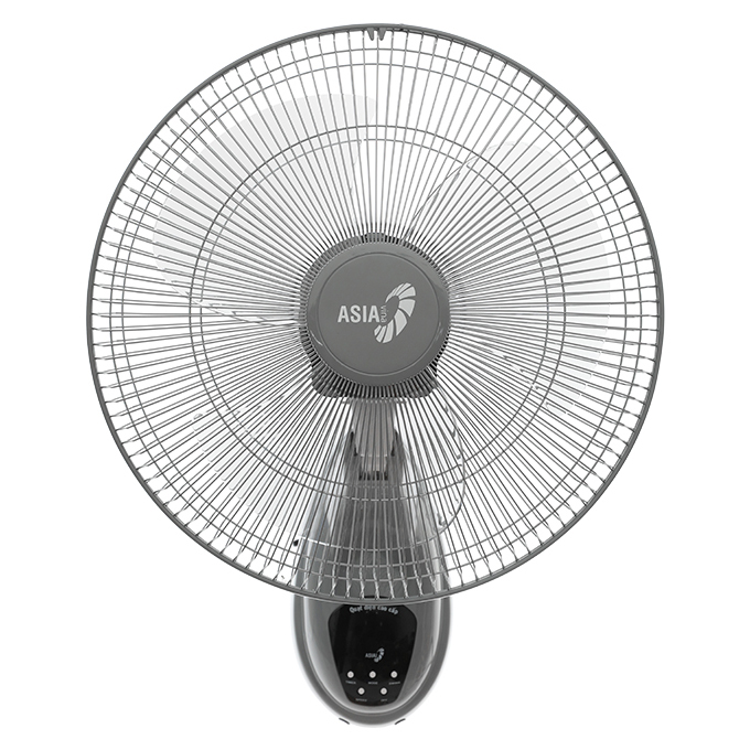Quạt treo tường điều kiển từ xa Asia VY377990 | Hàng chính hãng 3 cánh quạt công suất 55W có hẹn giờ tắt 3 cấp độ gió