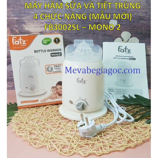 Máy hâm sữa 4 chức năng fatz fatzbaby fb3002sl - mono 2 nam9