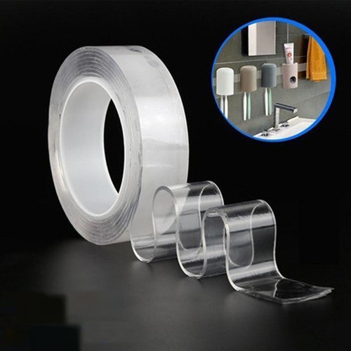 Băng dính 2 mặt đa năng trong suốt siêu dày – siêu bám – 3m - băng keo trong suốt chính hãng