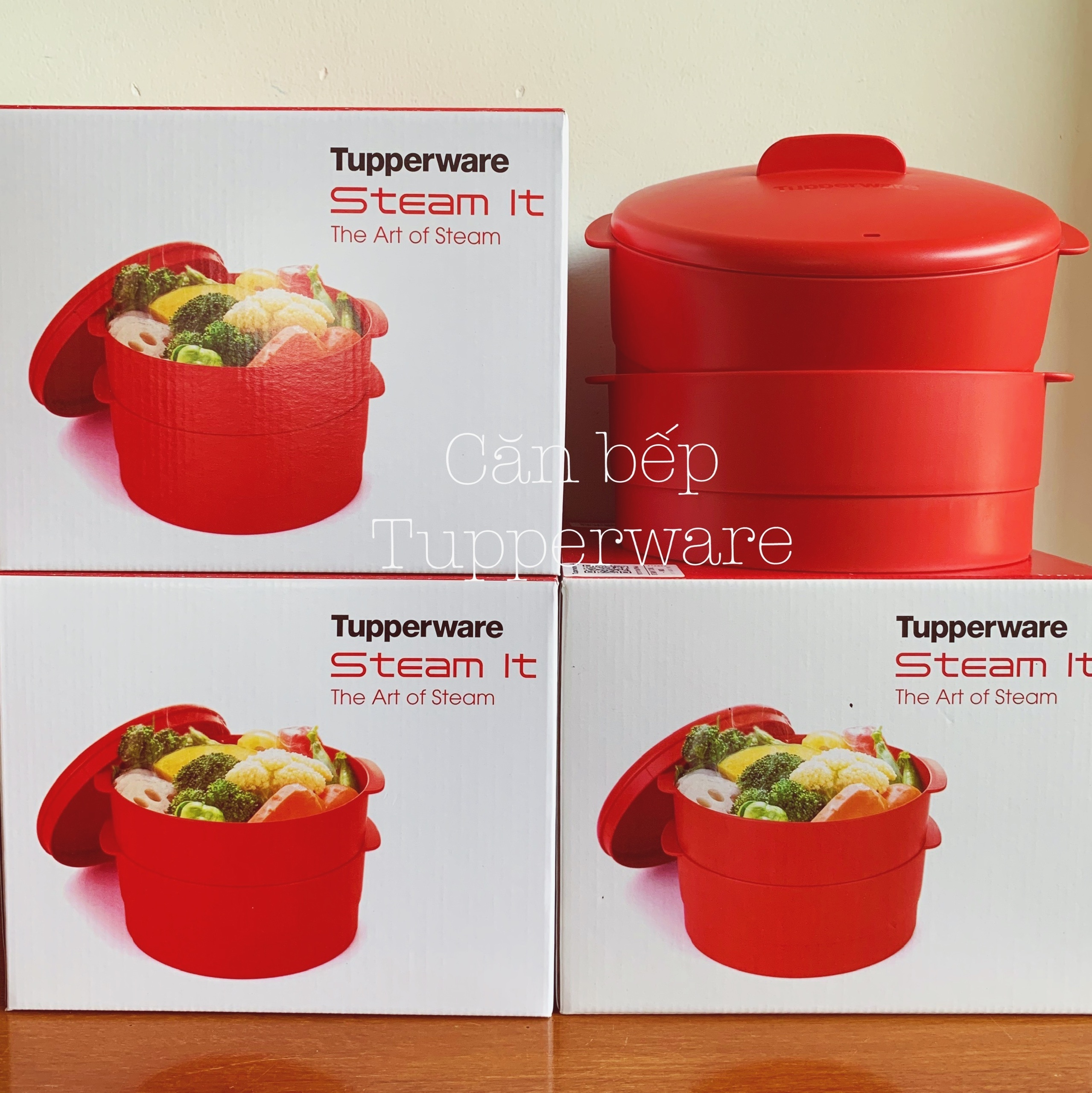 Tupperware Xửng hấp 2 tầng Steam It - BESTSELLER ❤️