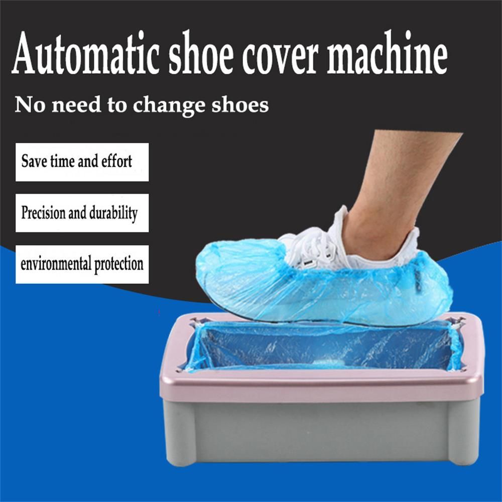 BTTJ0 Mới Phụ kiện Dùng một lần Lô văn phòng Làm sạch Nắp đậy Máy bọc giày Máy rút bìa giày Tự động