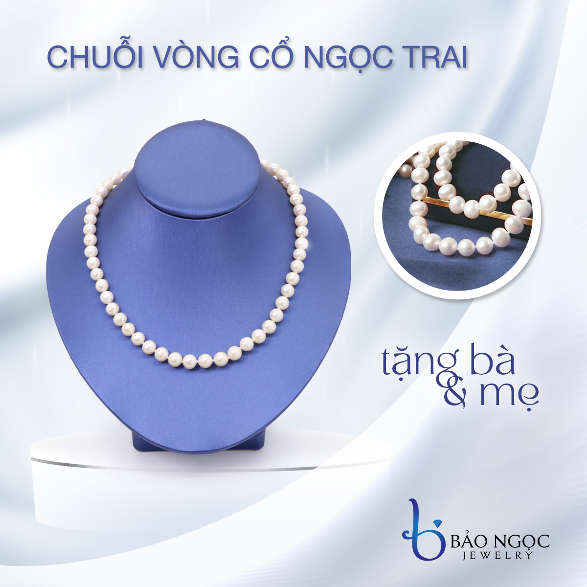 Chuỗi Ngọc Trai Thiên Nhiên Vòng Cổ Ngọc Trai Tự Nhiên Nước Ngọt Ngọc Trai 8ly 10ly Hạt Tròn Màu Trắng Bảo Ngọc Jewelry