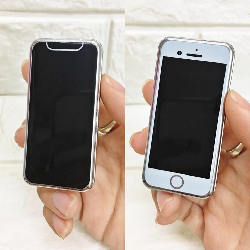 (BẬT LỬA ĐỘC LẠ) HỘT QUẸT KHÈ TRƯỢT HÌNH ĐIỆN THOẠI IPHONE MINI GIÁ RẺ