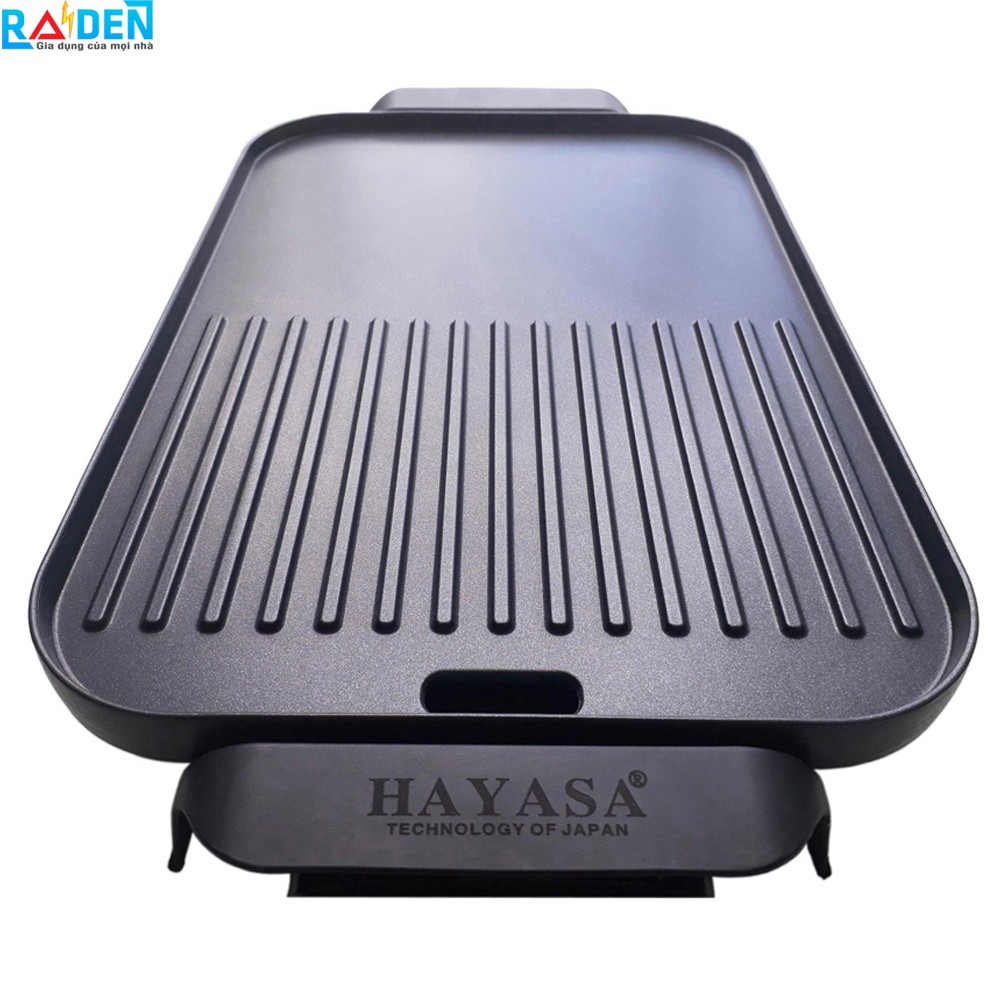 Bếp nướng điện không khói 1500w cao cấp hayasa ha-661 công suất 1500w nướng cực nhanh dễ dàng vệ sinh-hàng chính hãng